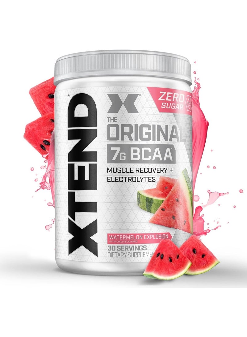XTEND Original BCAA Powder - Watermelon Explosion - 375gm- 30 serving - Image 1